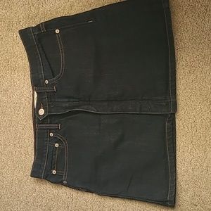 Madewell - Dark Blue Jean Skirt Full Zip, sz. 27